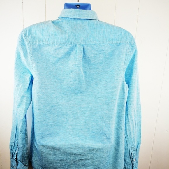 Penguin Blue Heritage Slim Fit Shirt Size M - Picture 3 of 6